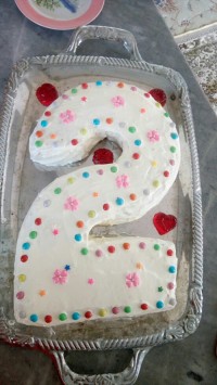 کیک دوسالگی پسرم