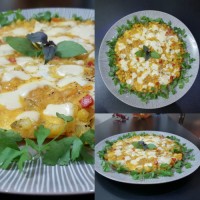 املت سیب زمینی و پنیر