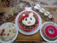 کیک و ژله و الویه تولد دخترم