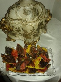 کیک سه رنگ آردبرنج