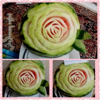 نوشیدنی هندوانه و گلابی