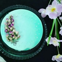 کیک تولد با روکش ژله ای