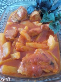 خورش سیب زمینی
