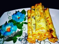 بورک گوشت با خمیر یوفکا