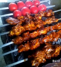 جوجه کباب با سس مخصوص