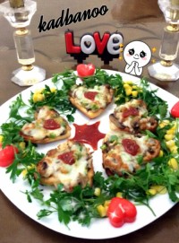 پیتزا کوچک خانگی