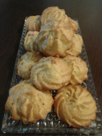 نان خامه ای قیفی