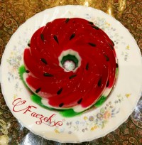 ژله طرح هندوانه