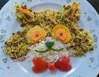 عدس پلو با گوشت (مخصوص بچه های بالای 10 ماه)