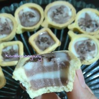 تارت دو رنگ فوری