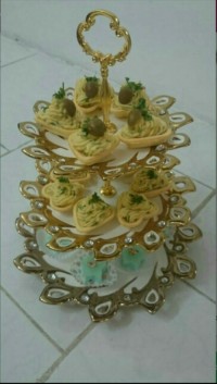 تارت سیب زمینی و ژله بستنی