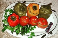 دلمه های رنگارنگ