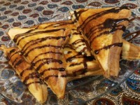 پای سیب با نون تست