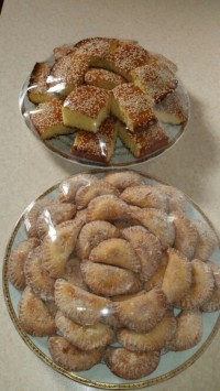 قطاب و کیک پرتقالی