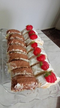 شیرینی رولتی تابه ای