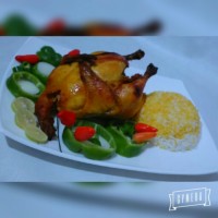 مرغ شکم پر در فر