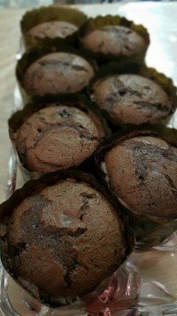 کاپ کیک ساده در مایکروفر