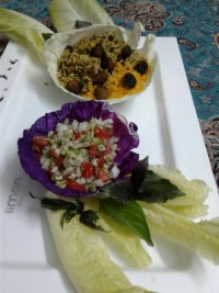 باز هم کلم پلو و سالاد شیرازی