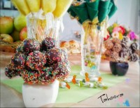 ♡♡☆☆نمای نزدیک از پاپ کیکهای رنگی خوشگل ☆☆♡♡