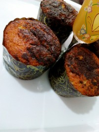 کاپ کیک ساده در مایکروفر