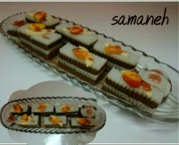 ژله شکلاتی راه راه
