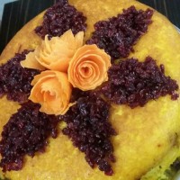 ته چین زرشک وگردو