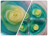 رزت سیب در ژله