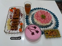 رولت سینه بوقلمون و سبزیجات