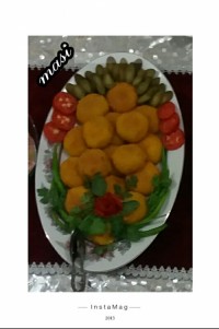 سیب زمینی های کوچک شکم پر