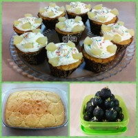 کاپ کیک با خامه پرتقالی