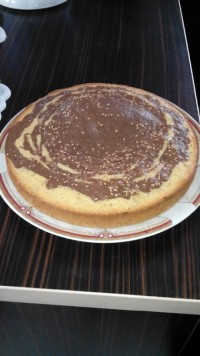 کیک عصرونه دورنگ...