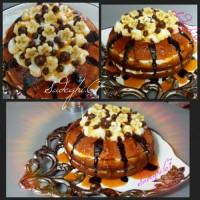 کیک موز با سس کارامل