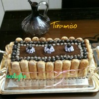 چیز کیک با لیدی فینگر