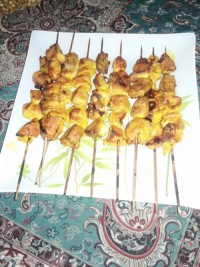 جوجه کباب داخل فر