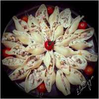 پاستا صدفی شکم پر