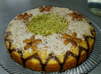 کیک با دستور خودم