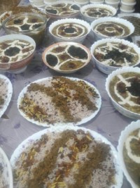 عدس پلو وآش سفره ابوالفضل