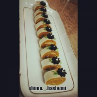 حلوا زعفرانی رولتی