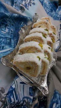 دسر موز و نارگیل