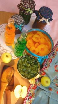 کمپوت سیب در مایکرویو