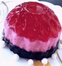 چیز کیک با قالب طرح دار