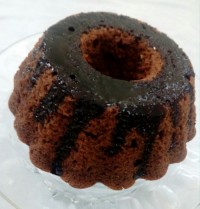 کیک حلقه ای شکلاتی