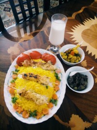 جوجه کباب ماهیتابه ای