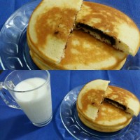 کیک شکلاتی پنکیک