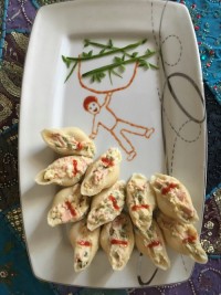 پاستا صدفی شکم پر