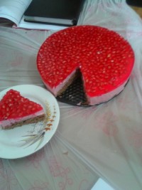 چیزکیک انار