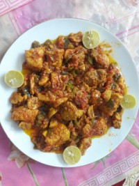 تاس کباب بوقلمون با قارچ