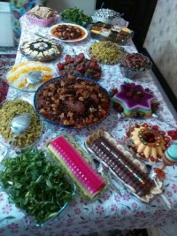 سفره شام من