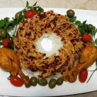 زرشک پلو با مرغ نانا پز