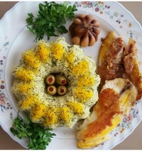 شوید پلو با ماهی